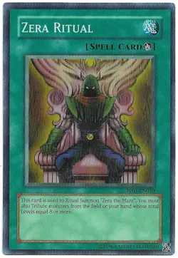 Zera Ritual [Secret Rare] PP01-EN010 YuGiOh Premium Pack - Image 1