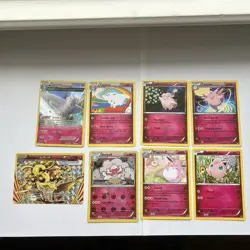 Pokemon XY Discontinued Pink Fairy Card Lot of 26 LP NM - Image 1