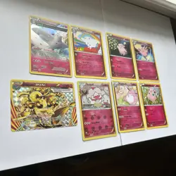 Pokemon XY Discontinued Pink Fairy Card Lot of 26 LP NM - Image 2