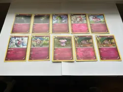Pokemon XY Discontinued Pink Fairy Card Lot of 26 LP NM - Image 5
