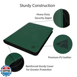 Rieton 16 Pocket 1000+ Pockets Card Binder, Large Ringless Side Loading Pocke - Image 2
