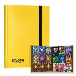 Byjoph Card Binder 9 Pocket Trading Card Album Folder 22 Pages 396 Card Capac... - Image 1