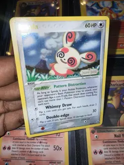 Pokemon Card Ex Legend Maker Spinda 26/92 2006 Reverse Stamped Holo - Image 1