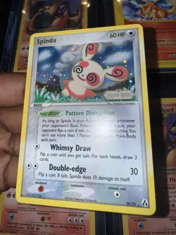 Pokemon Card Ex Legend Maker Spinda 26/92 2006 Reverse Stamped Holo - Image 4