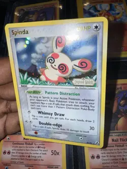 Pokemon Card Ex Legend Maker Spinda 26/92 2006 Reverse Stamped Holo - Image 5