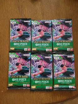 One Piece Card Legacy of The Master OP12 English Booster Pack Sealed [LOT OF 6] - Image 1