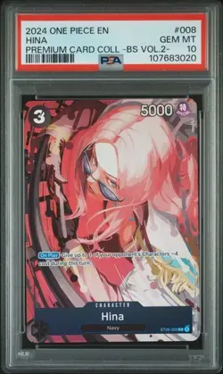 HINA Premium Card Collection Best Vol. 2 ST06-008 One Piece PSA 10 Gem Mt - Image 1