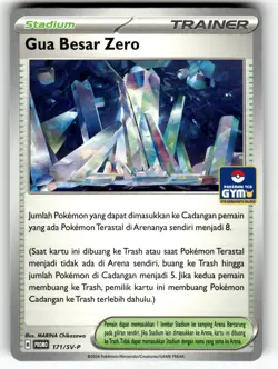 Pokemon Indonesian Scarlet & Violet GYM Kartu Promo Card Zero's Great Cave 171/S - Image 1