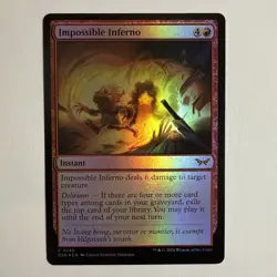 Impossible Inferno - Foil MTG Duskmourn: House of Horror NM Magic Foil C 0140 - Image 1