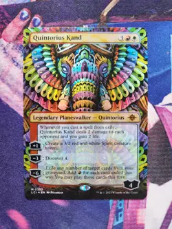MTG LCI - Quintorius Kand Borderless FOIL NM - Image 1