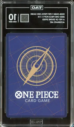 2025 One Piece OP11-114 Alternate Art Gum-Gum Fire-Fist Pistol Red Hawk TAG 10 - Image 2