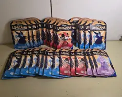 Disney Lorcana First Chapter Sleeved Booster Pack Lot of 30 Packs - Image 1