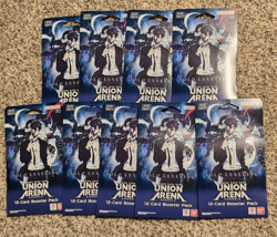 Lot of 9 Packs - Union Arena Solo Leveling Sleeved Booster Blister Pack English - Image 1