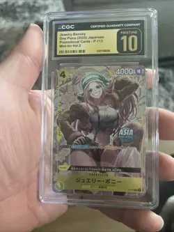 Jewelry Bonney P-113 Mini-Tin Vol.2 EXCLUSIVE ASIA PROMO CARD Japanese Cgc 10 - Image 3