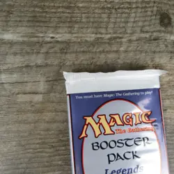 Magic The Gathering MTG Legends Factory Sealed Booster Pack 1994 Unsearched - Image 4