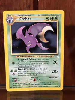 Crobat - 4/64 Neo Revelation - Holographic Pokemon Card WoTC - Image 1