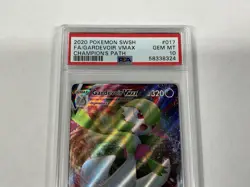 Gardevoir VMAX English Pokemon Card #17 Champions Path 2020 SWSH Full Art PSA 10 - Image 4