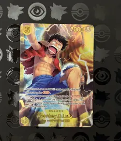 One Piece Monkey.D.Luffy OP15-119 7000 Power Sky Island Character Card - Image 1