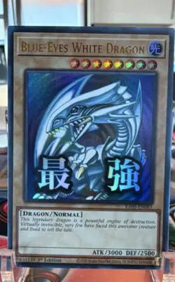 Konami Yu-Gi-Oh! Blue-Eyes White Dragon Ultra Rare 1st Ed RA05-EN085 Holo 1 Card - Image 1