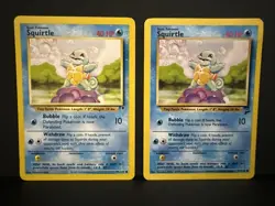 Squirtle Wartortle Pokemon Card Lot Base Set Legendary Collection BW GO 8 Cards - Image 4