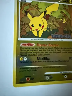 Pikachu 94/123 Reverse Holo 2007 Mysterious Treasures Pokemon Card LP - Image 5