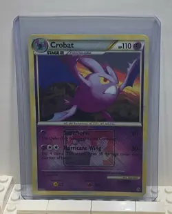 Crobat 14/95 Crosshatch Reverse Holo Pokemon League Promo Card - Image 1