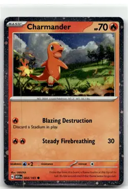 Charmander - (Cosmos Holo) Promo Miscellaneous Cards & Products 004/165 NM - Image 1