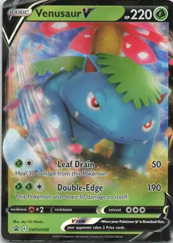 Venusaur V - Promo SWSH: Sword & Shield Promo Cards SWSH100 Holo - Image 1