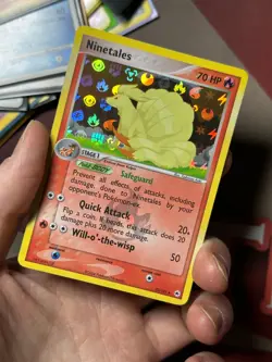 NINETALES 22/101 EX Hidden Legends REVERSE HOLO rare Pokemon TCG card NM+ CLEAN - Image 2