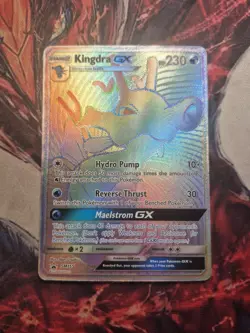 Kingdra GX - SM155 -Pokemon Sun & Moon Black Star Promo Card MP - Image 1
