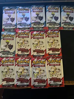 Pokemon Fun Pack (3 Cards) — Destined Rivals x 7 | Journey Together x 6 - Image 1