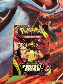 Pokemon TCG Perfect Order Game Tips Card Pre Release Deck Mega Zygarde - Image 1