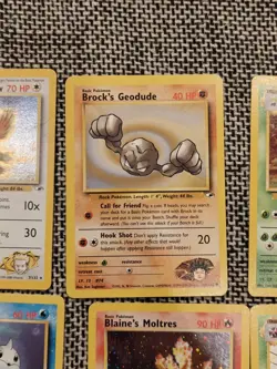 Vintage Pokemon WOTC Gym Heroes Gym Challenge 10 Card Lot Poor Condition - Image 3
