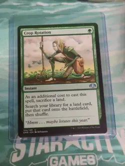 Crop Rotation #154 NM Dominaria Remastered MTG Magic - Image 1