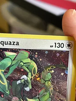 POKEMON RAYQUAZA SWSH029 BLACK PROMO STAR COSMOS HOLOFOIL WITH SWIRL NM CARD - Image 5