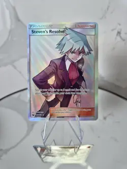 Steven's Resolve 165/168 Full Art Celestial Storm Pokemon Card 🍭 - Image 1