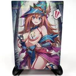 Yu-Gi-Oh! Dark Magician Girl Sexy Anime Waifu Girl Lewd Goddess Story Art Card - Image 2