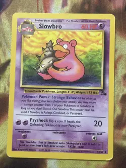 SLOWBRO - 43/62 - Fossil - Pokemon Card - Mp - Image 1
