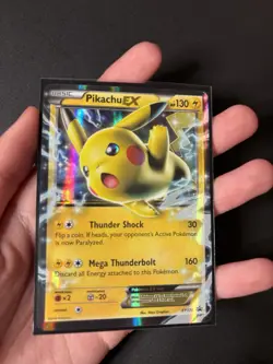 Pokemon Pikachu EX XY174 Promo Holo 130 HP Basic Trading Card Pokemon Promos - Image 3