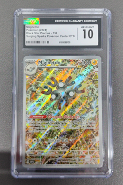Magneton 159 SV: Scarlet & Violet Black Star Promo Pokemon Card CGC 10 - Image 1