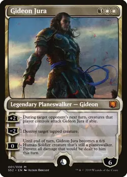 mtg magic Gideon Jura ENGLISH Gideon Jura signature spellbook - Image 1