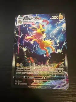 Jolteon VMAX SWSH184 SWSH: Sword & Shield Promo Cards Holo NM - Image 1