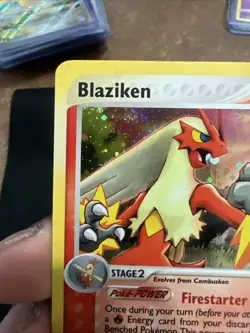 Pokemon TCG Blaziken EX Holo Rare Card Ruby and Sapphire 2003, 3/109 - Image 2