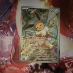 Pokemon Eevee SVP077 Scarlet & Violet Promo Holo Card Boosted Evolution - Image 3