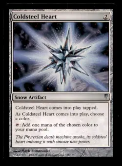 Coldsteel Heart LP Light Play Coldsnap MTG [7312] - Image 1