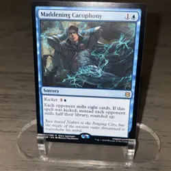 Maddening Cacophony Zendikar Rising Regular NM MTG - Image 1