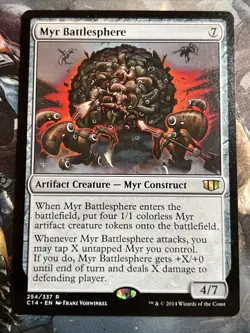 1x Myr Battlesphere (254/373) Commander 2014 LP MTG Magic the Gathering x1 MKE - Image 5