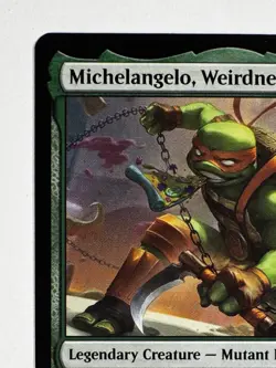 Michelangelo, Weirdness to 11 #121 – MTG TMNT Rare +1/+1 Counters Regular - Image 2