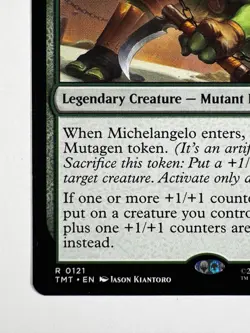 Michelangelo, Weirdness to 11 #121 – MTG TMNT Rare +1/+1 Counters Regular - Image 5