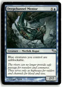 MTG Deepchannel Mentor - Shadowmoor Heavily Played English - Image 1